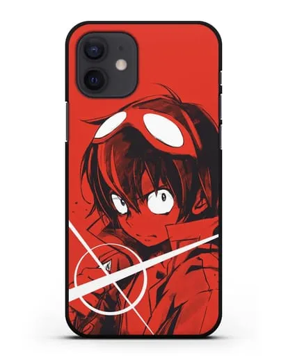 Чехол аниме Гуррен Лаганн (Gurren Lagann) Симон арт силиконовый для iPhone 12