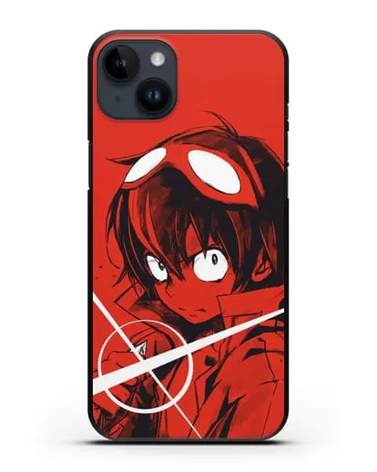 Чехол аниме Гуррен Лаганн (Gurren Lagann) Симон арт силиконовый для iPhone 14 Plus