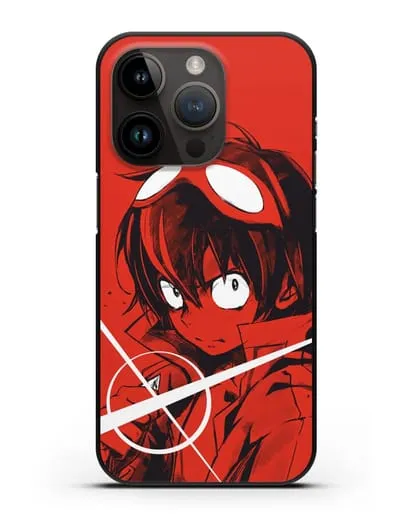 Чехол аниме Гуррен Лаганн (Gurren Lagann) Симон арт силиконовый для iPhone 14 Pro