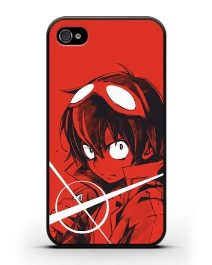 Чехол аниме Гуррен Лаганн (Gurren Lagann) Симон арт силиконовый для iPhone 4/4s