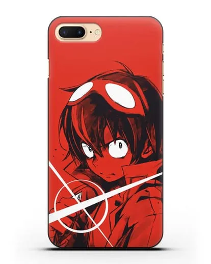 Чехол аниме Гуррен Лаганн (Gurren Lagann) Симон арт силиконовый для iPhone 7 Plus