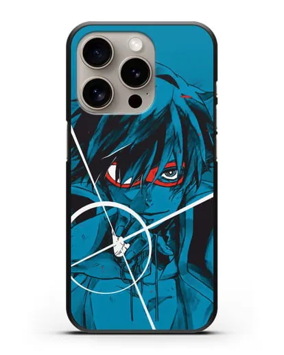 Чехол аниме Гуррен Лаганн (Gurren Lagann) Камина арт силиконовый для iPhone 15 Pro
