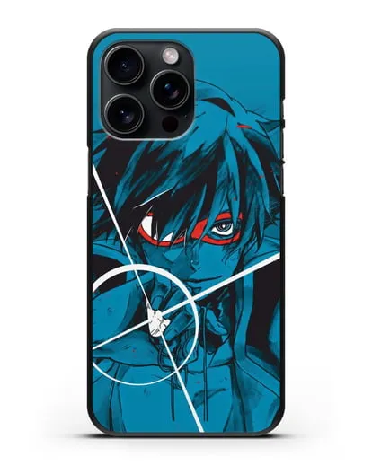 Чехол аниме Гуррен Лаганн (Gurren Lagann) Камина арт силиконовый для iPhone 15 Pro Max