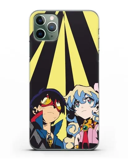 Чехол аниме Гуррен Лаганн (Gurren Lagann) Теппелин силиконовый для iPhone 11 Pro