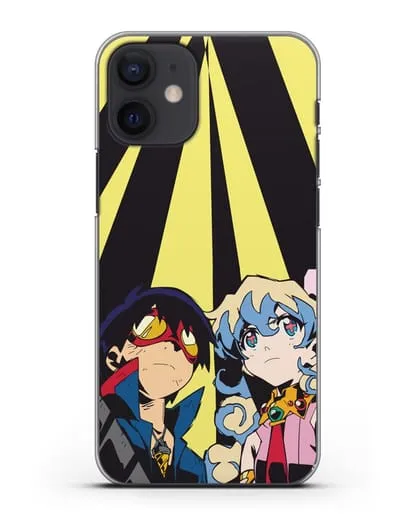 Чехол аниме Гуррен Лаганн (Gurren Lagann) Теппелин силиконовый для iPhone 12 mini