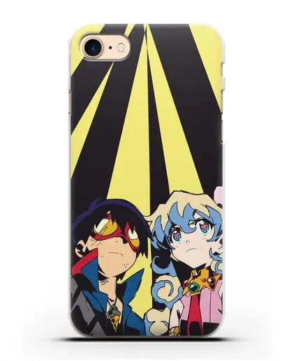 Чехол аниме Гуррен Лаганн (Gurren Lagann) Теппелин силиконовый для iPhone 8