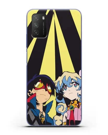 Чехол аниме Гуррен Лаганн (Gurren Lagann) Теппелин силиконовый для Xiaomi Poco M3