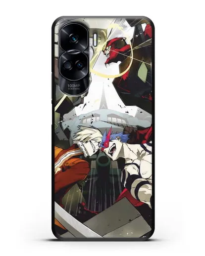 Чехол аниме Гуррен Лаганн (Gurren Lagann) последняя битва силиконовый для Honor 90 Lite