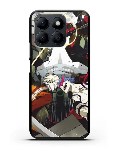 Чехол аниме Гуррен Лаганн (Gurren Lagann) последняя битва силиконовый для Honor X8b