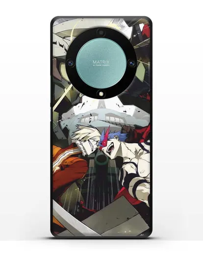 Чехол аниме Гуррен Лаганн (Gurren Lagann) последняя битва силиконовый для Honor X9a