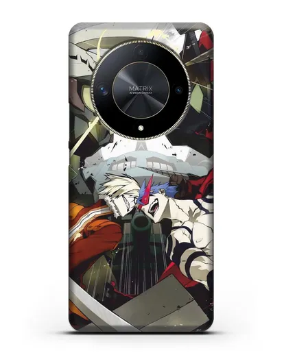 Чехол аниме Гуррен Лаганн (Gurren Lagann) последняя битва силиконовый для Honor X9b