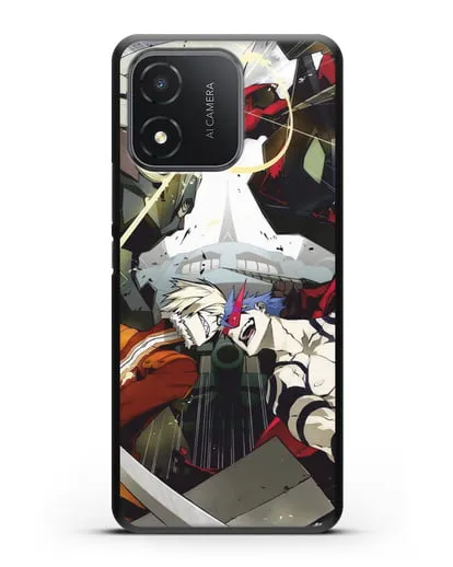 Чехол аниме Гуррен Лаганн (Gurren Lagann) последняя битва силиконовый для Honor X5