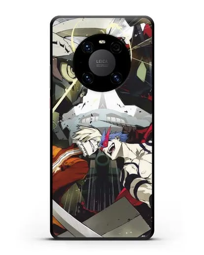 Чехол аниме Гуррен Лаганн (Gurren Lagann) последняя битва силиконовый для Huawei Mate 40 Pro