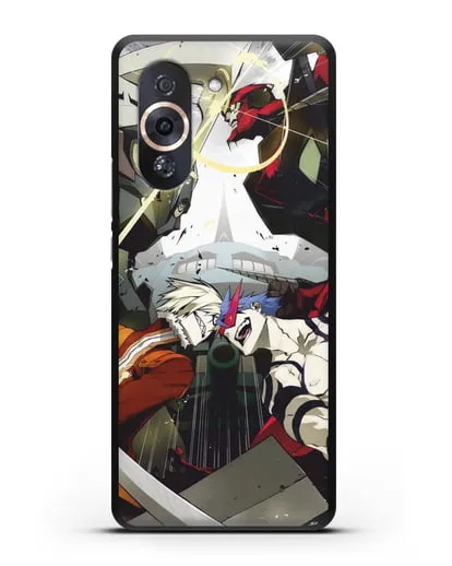 Чехол аниме Гуррен Лаганн (Gurren Lagann) последняя битва силиконовый для Huawei Nova 10