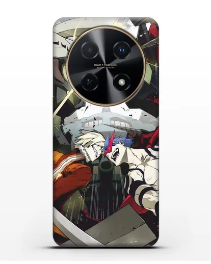 Чехол аниме Гуррен Лаганн (Gurren Lagann) последняя битва силиконовый для Huawei Nova 12i