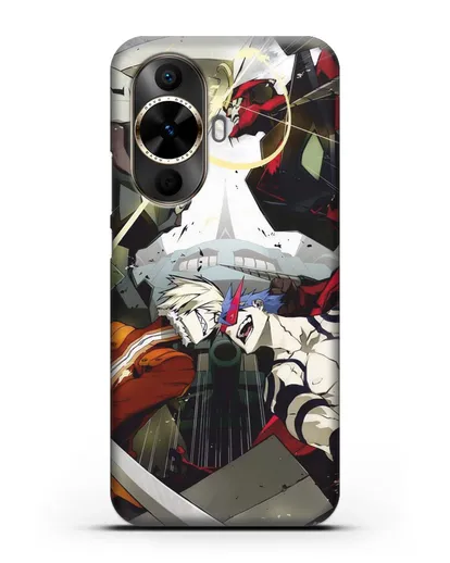 Чехол аниме Гуррен Лаганн (Gurren Lagann) последняя битва силиконовый для Huawei Nova 12s