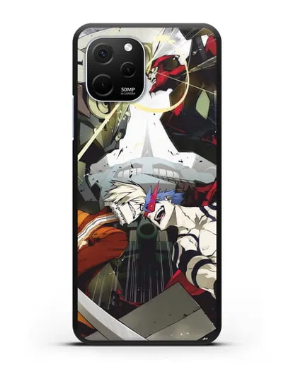 Чехол аниме Гуррен Лаганн (Gurren Lagann) последняя битва силиконовый для Huawei Nova Y61