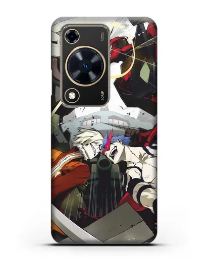 Чехол аниме Гуррен Лаганн (Gurren Lagann) последняя битва силиконовый для Huawei Nova Y72