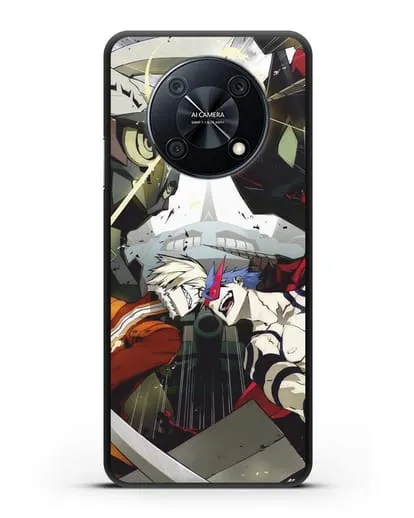 Чехол аниме Гуррен Лаганн (Gurren Lagann) последняя битва силиконовый для Huawei Nova Y90