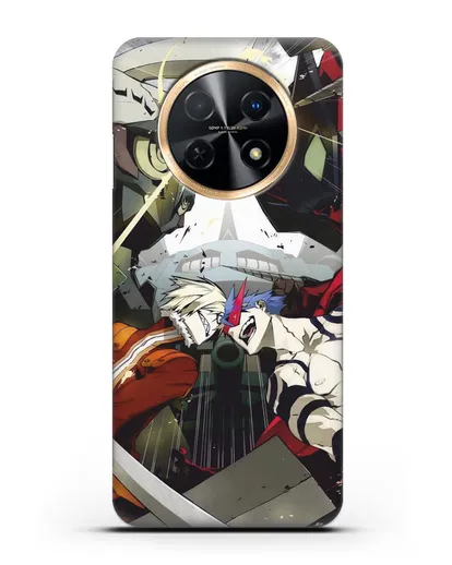 Чехол аниме Гуррен Лаганн (Gurren Lagann) последняя битва силиконовый для Huawei Nova Y91