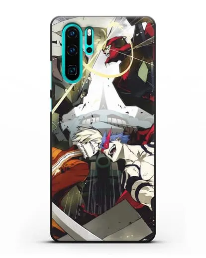 Чехол аниме Гуррен Лаганн (Gurren Lagann) последняя битва силиконовый для Huawei P30 Pro
