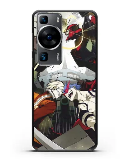 Чехол аниме Гуррен Лаганн (Gurren Lagann) последняя битва силиконовый для Huawei P60