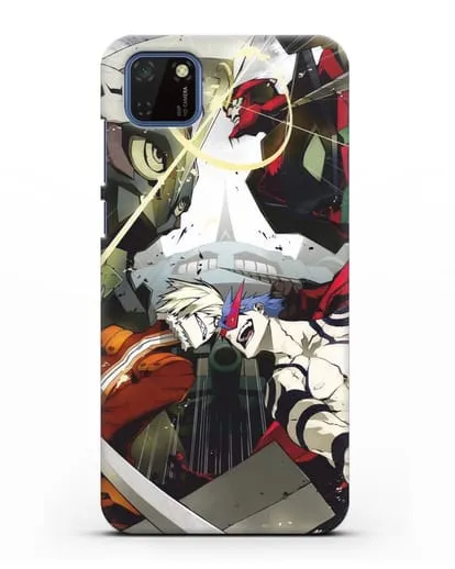 Чехол аниме Гуррен Лаганн (Gurren Lagann) последняя битва силиконовый для Huawei Y5P