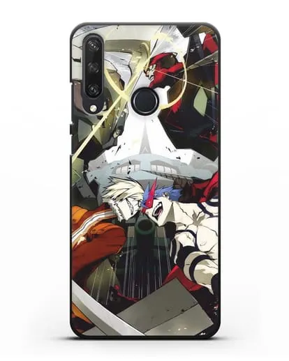Чехол аниме Гуррен Лаганн (Gurren Lagann) последняя битва силиконовый для Huawei Y6P