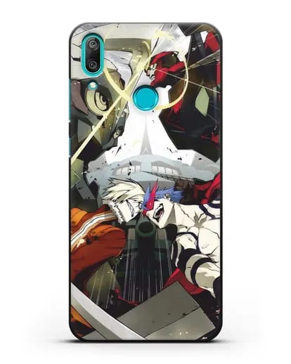 Чехол аниме Гуррен Лаганн (Gurren Lagann) последняя битва силиконовый для Huawei Y7 2019