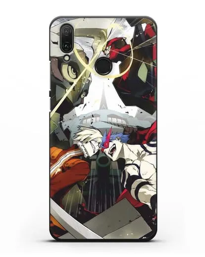 Чехол аниме Гуррен Лаганн (Gurren Lagann) последняя битва силиконовый для Huawei Y9 2019
