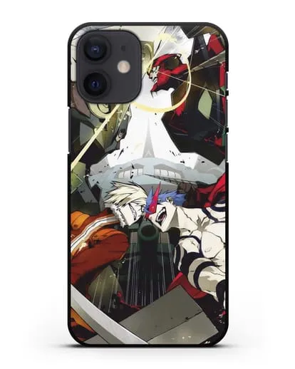 Чехол аниме Гуррен Лаганн (Gurren Lagann) последняя битва силиконовый для iPhone 12 mini