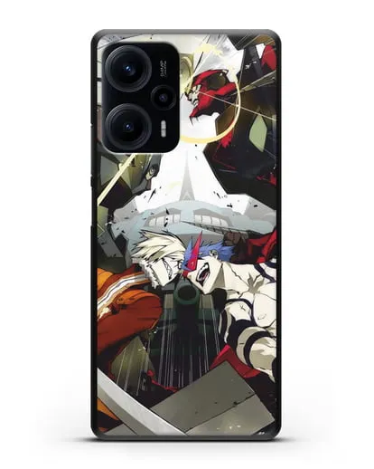 Чехол аниме Гуррен Лаганн (Gurren Lagann) последняя битва силиконовый для Xiaomi Poco F5