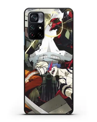 Чехол аниме Гуррен Лаганн (Gurren Lagann) последняя битва силиконовый для Xiaomi Poco M4 Pro 5G