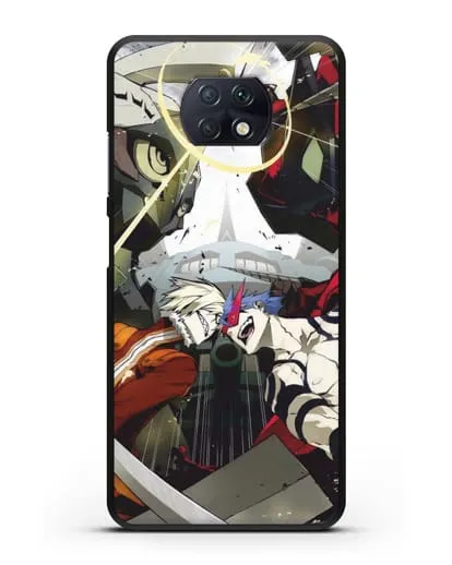 Чехол аниме Гуррен Лаганн (Gurren Lagann) последняя битва силиконовый для Xiaomi Redmi Note 9T
