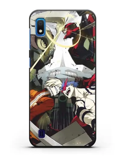 Чехол аниме Гуррен Лаганн (Gurren Lagann) последняя битва силиконовый для Samsung Galaxy A10 [SM-A105F]