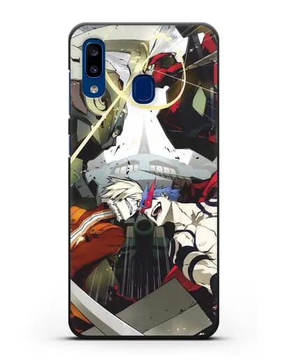 Чехол аниме Гуррен Лаганн (Gurren Lagann) последняя битва силиконовый для Samsung Galaxy A20 [SM-A205FN]