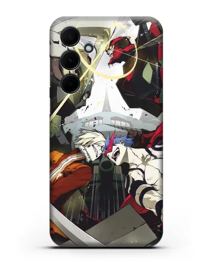 Чехол аниме Гуррен Лаганн (Gurren Lagann) последняя битва силиконовый для Samsung Galaxy A35 [SM-A356]
