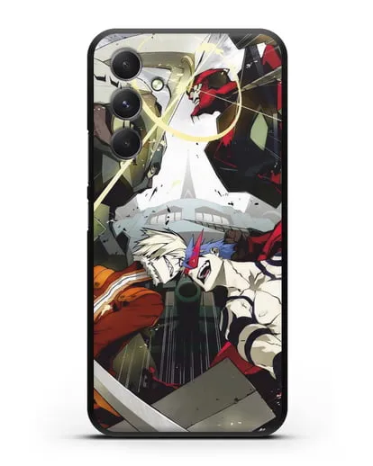 Чехол аниме Гуррен Лаганн (Gurren Lagann) последняя битва силиконовый для Samsung Galaxy A54 [SM-A536]