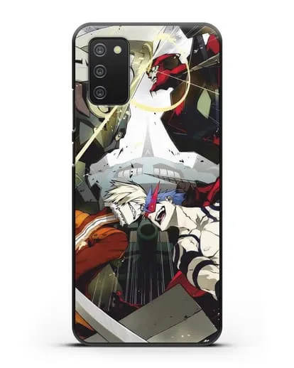 Чехол аниме Гуррен Лаганн (Gurren Lagann) последняя битва силиконовый для Samsung Galaxy A02s [SM-A025F]