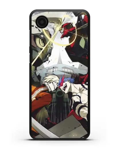 Чехол аниме Гуррен Лаганн (Gurren Lagann) последняя битва силиконовый для Samsung Galaxy A03 Core [A032F]