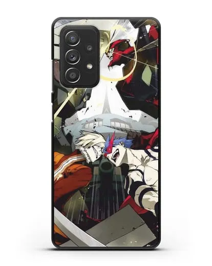 Чехол аниме Гуррен Лаганн (Gurren Lagann) последняя битва силиконовый для Samsung Galaxy A52 4G [SM-A525F]