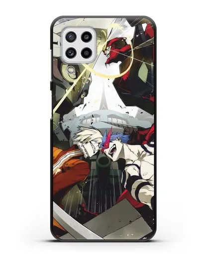 Чехол аниме Гуррен Лаганн (Gurren Lagann) последняя битва силиконовый для Samsung Galaxy M32 [SM-M325F]