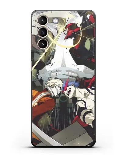 Чехол аниме Гуррен Лаганн (Gurren Lagann) последняя битва силиконовый для Samsung Galaxy S21 [SM-G991B]