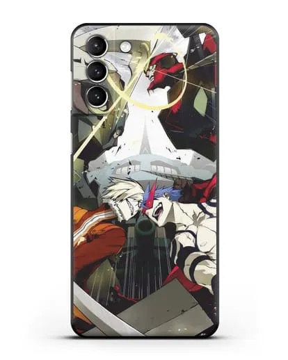 Чехол аниме Гуррен Лаганн (Gurren Lagann) последняя битва силиконовый для Samsung Galaxy S22 Plus