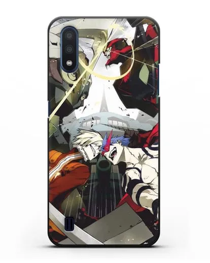 Чехол аниме Гуррен Лаганн (Gurren Lagann) последняя битва силиконовый для Samsung Galaxy M01 [SM-M015F]