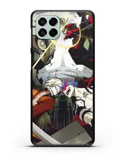 Чехол аниме Гуррен Лаганн (Gurren Lagann) последняя битва силиконовый для Samsung Galaxy M33 [SM-M336]
