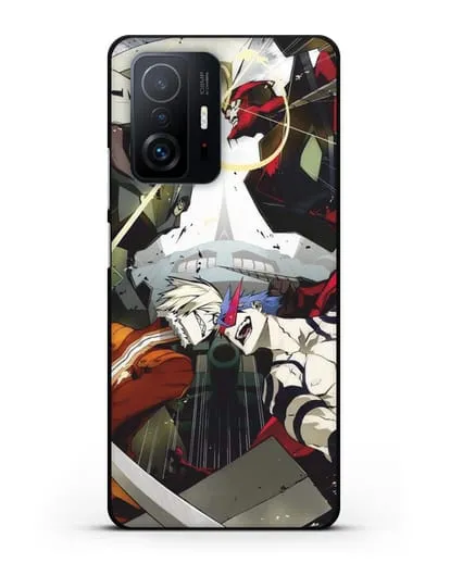 Чехол аниме Гуррен Лаганн (Gurren Lagann) последняя битва силиконовый для Xiaomi 11T Pro