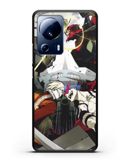 Чехол аниме Гуррен Лаганн (Gurren Lagann) последняя битва силиконовый для Xiaomi 13 Lite