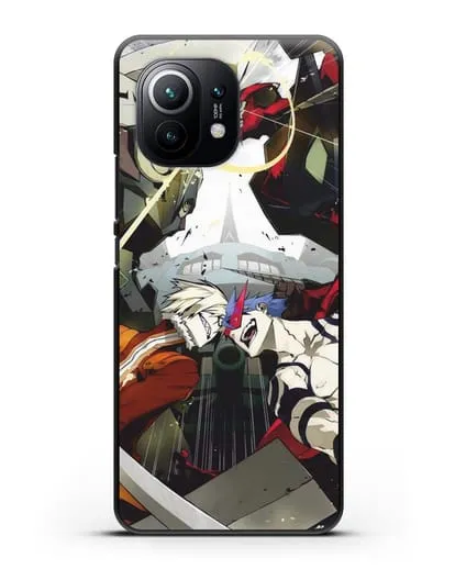 Чехол аниме Гуррен Лаганн (Gurren Lagann) последняя битва силиконовый для Xiaomi Mi 11