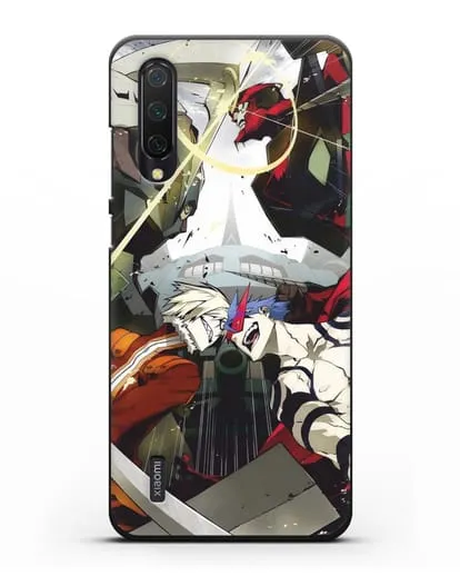 Чехол аниме Гуррен Лаганн (Gurren Lagann) последняя битва силиконовый для Xiaomi Mi 9 Lite